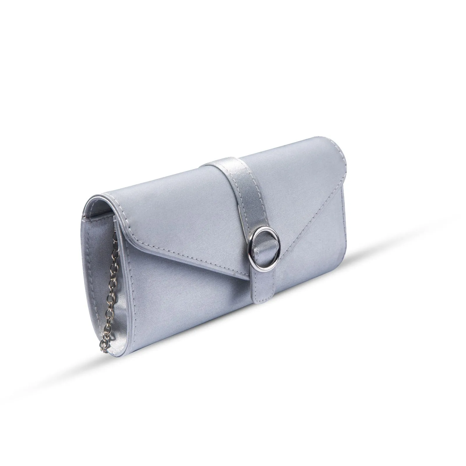 Sonata Grey suede Clutch