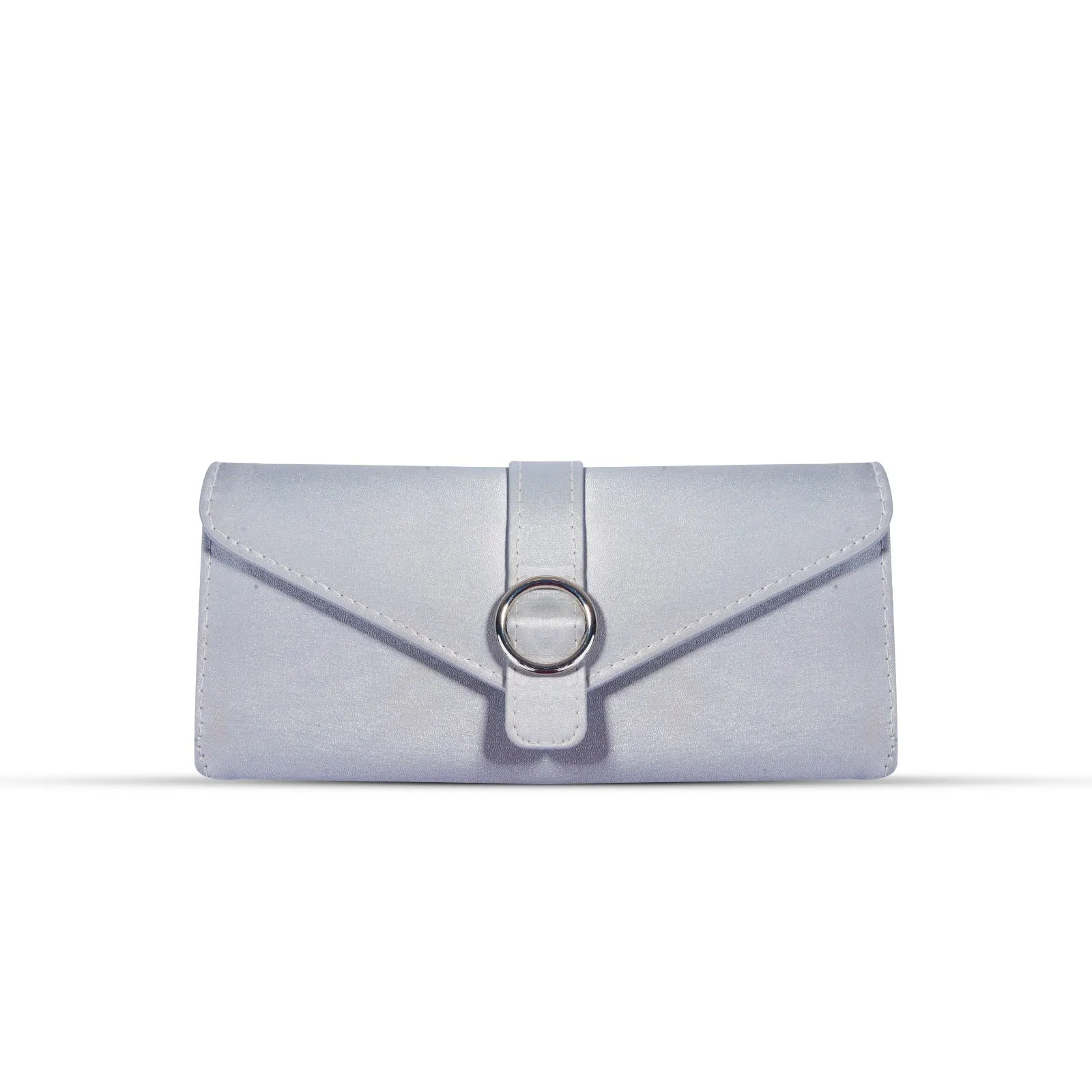 Sonata Grey suede Clutch