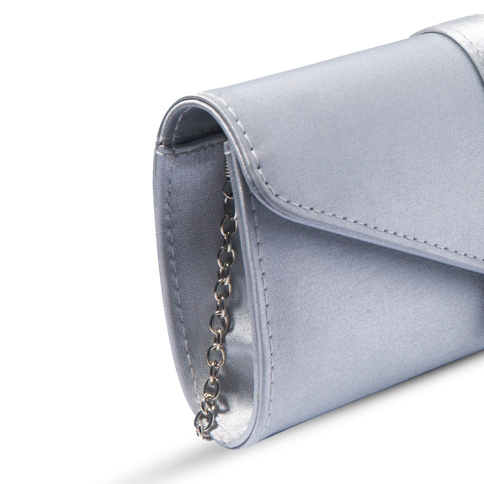 Sonata Grey suede Clutch