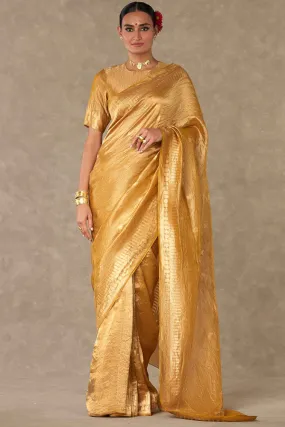 'Sunehri' Tissue Saree