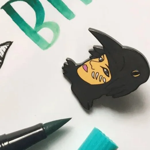 Suzy Bishop Enamel Pin - I'm A Raven