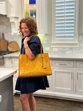 The Amy Handbag in Yellow