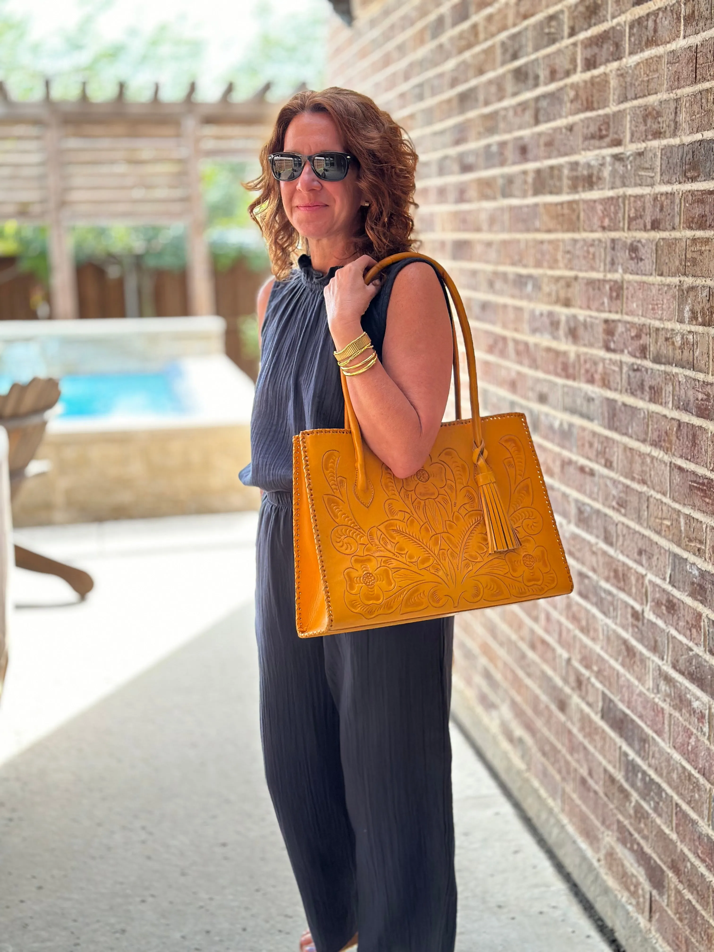 The Amy Handbag in Yellow