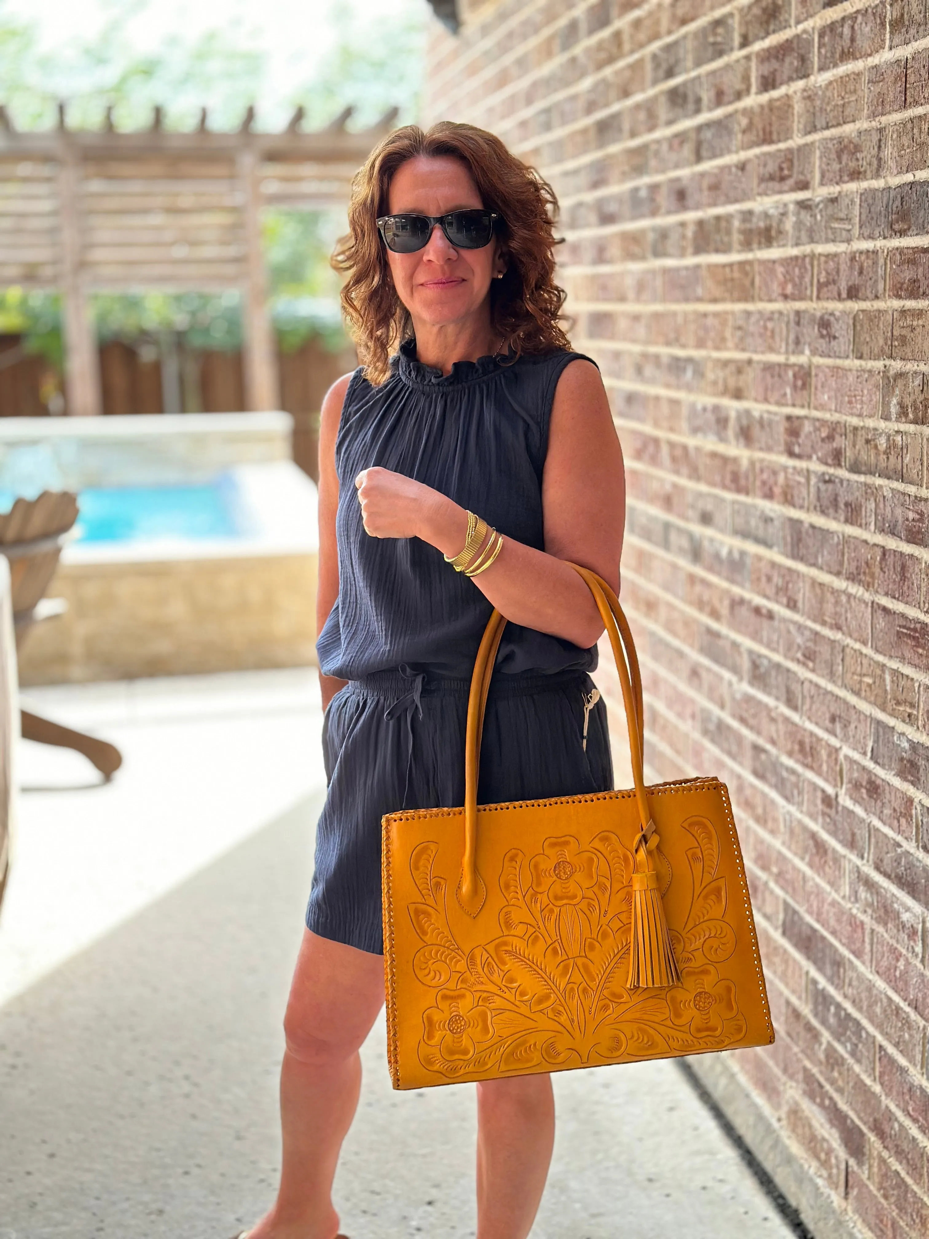 The Amy Handbag in Yellow