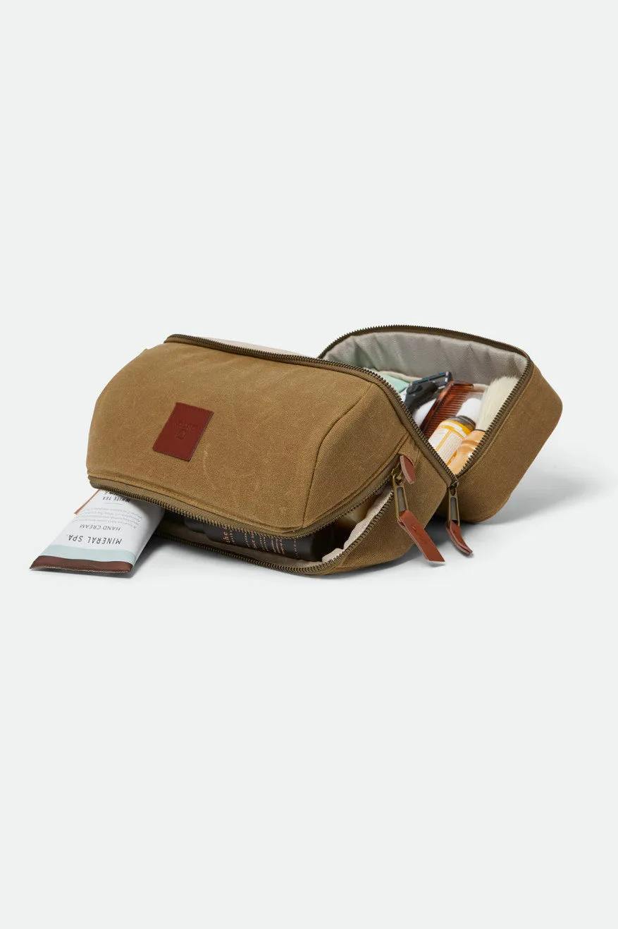 Traveller Dopp Kit - Olive Brown