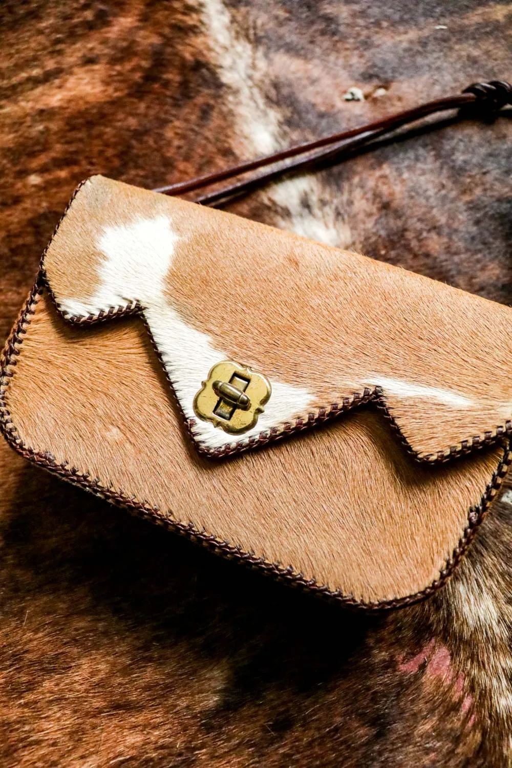 Vintage Cowhide Purse