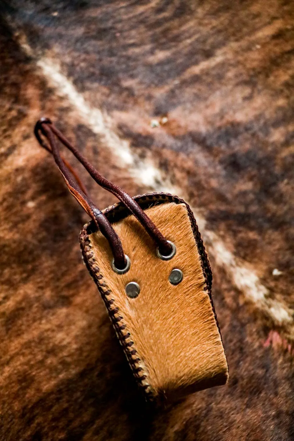 Vintage Cowhide Purse