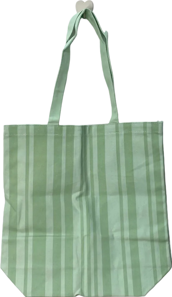 Vogue Green Stripe Tote Bag