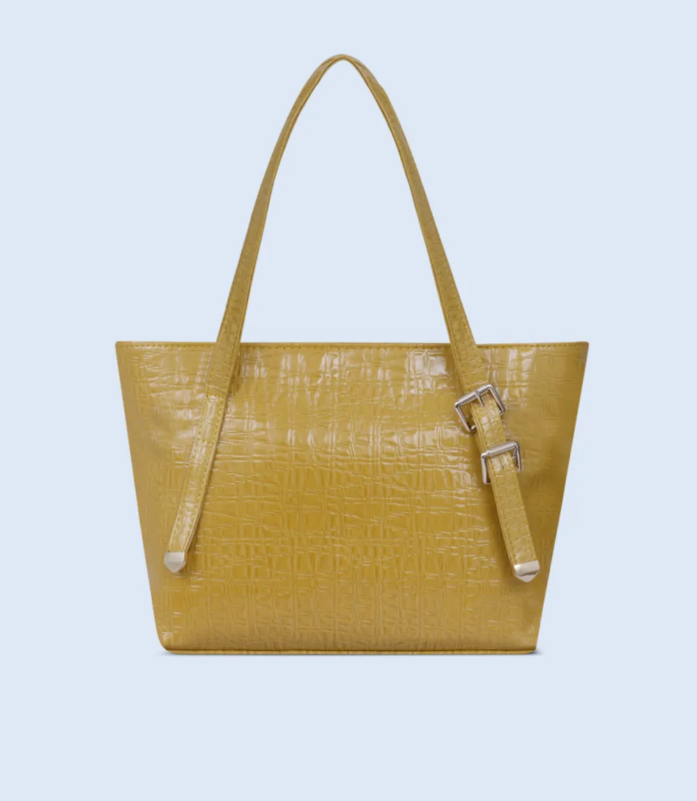 WB2391-MUSTARD-Women Shoulder Bag