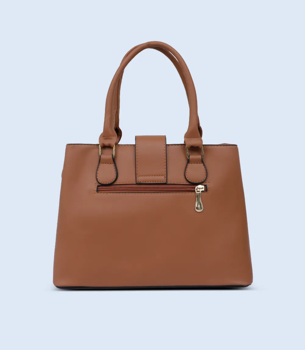 WB2775-TAN-Women Shoulder Bag