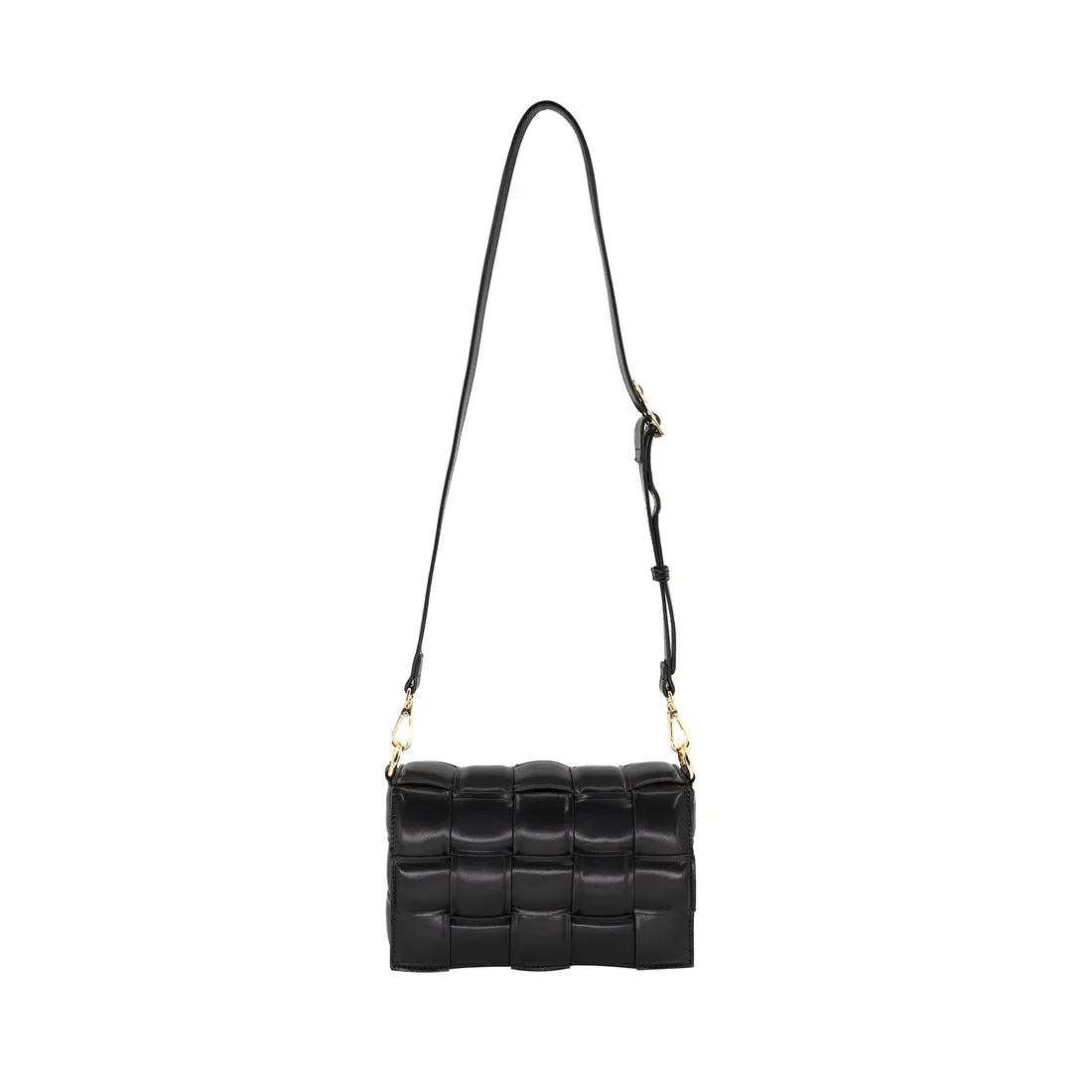 Woven Crossbody Chain Bag